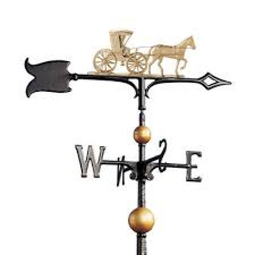 30" Full-Bodied Copper Country Doctor Weathervane