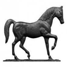 Whitehall 65352 - 30" HORSE WEATHERVANE GARDEN BLACK