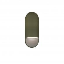 Justice Design Group CER-5620-MGRN - Small ADA Capsule Wall Sconce
