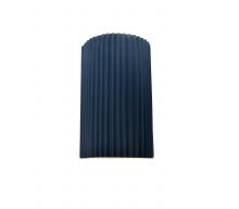 Justice Design Group CER-5740W-MID - Small ADA LED Pleated Cylinder (Outdoor)