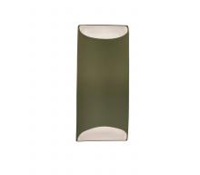 Justice Design Group CER-5755-MGRN - Large ADA Tapered Cylinder Wall Sconce