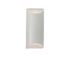 Justice Design Group CER-5755W-MAT - Large ADA LED Tapered Cylinder Wall Sconce (Outdoor)