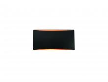 Justice Design Group CER-5760-CBGD - Small ADA Tapered Arc Wall Sconce