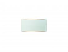 Justice Design Group CER-5760-WTWT - Small ADA Tapered Arc Wall Sconce