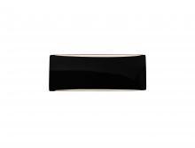 Justice Design Group CER-5765-BLK - Medium ADA Tapered Arc Wall Sconce