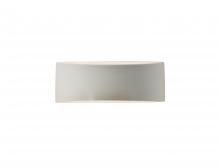 Justice Design Group CER-5765-MAT - Medium ADA Tapered Arc Wall Sconce