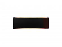 Justice Design Group CER-5767-CBGD - Large ADA Tapered Arc Wall Sconce