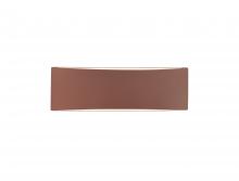 Justice Design Group CER-5767-CLAY - Large ADA Tapered Arc Wall Sconce