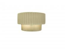Justice Design Group CER-5780-VAN - Tier ADA Pleated Wall Sconce