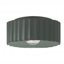 Justice Design Group CER-6187W-PWGN - Large Gear Flush-Mount (Outdoor)