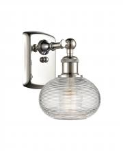 Innovations Lighting 516-1W-PN-G555-6CL - Ithaca - 1 Light - 6 inch - Polished Nickel - Sconce