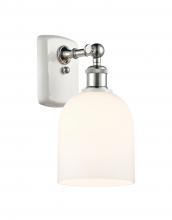 Innovations Lighting 516-1W-WPC-G558-6GWH - Bella - 1 Light - 6 inch - White Polished Chrome - Sconce