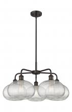 Innovations Lighting 516-5CR-OB-G555-10CL - Ithaca - 5 Light - 28 inch - Oil Rubbed Bronze - Chandelier