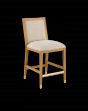 Currey 7000-0882 - Santos Sea Sand Side Chair, Liller Malt