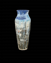 Currey 2200-0043 - Capizzi Blue Drip Urn