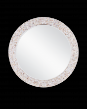 Currey 1000-0154 - Uma Mother of Pearl Round Mirror